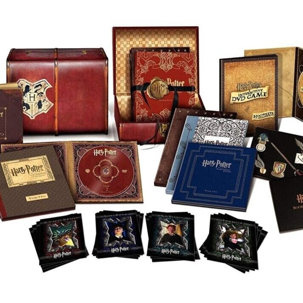 HARRY POTTER YEARS 1-5 LIMITED EDITION TRUNK GIFT SET ...12 dvd **NEW & SEALED**